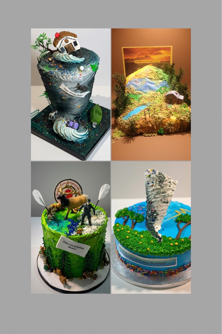 custom 3D sculpted scenic cakes