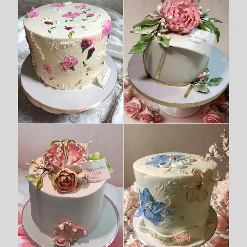 elegant floral cake designs