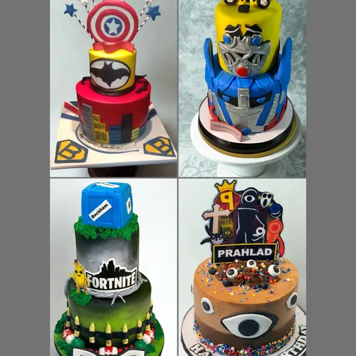 custom superhero and kids' cakes