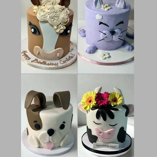 custom 3D animal cakes